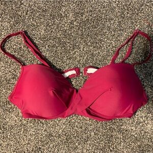 Pink/purple bikini top - women's size XL